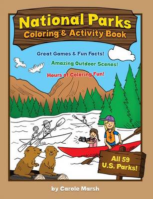 Cover of America's National Parks Coloring and Activity Book