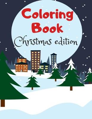 Cover of Coloring Book Christmas Edition