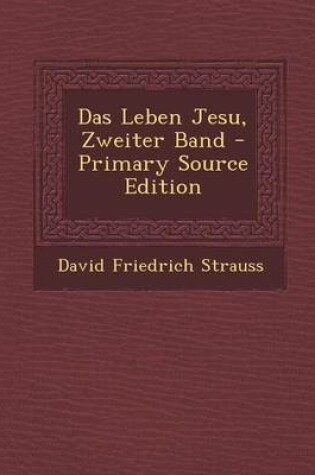 Cover of Das Leben Jesu, Zweiter Band