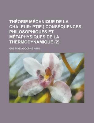 Book cover for Theorie Mecanique de La Chaleur (2)