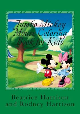 Book cover for Jumbo Mickey Mouse Coloring Book for Kids