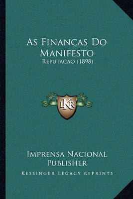 Book cover for As Financas Do Manifesto