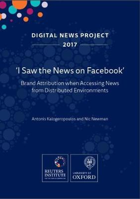 Book cover for I Saw the News on Facebook'