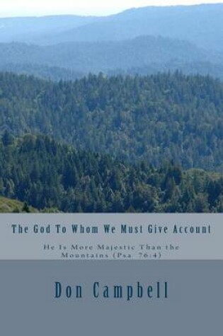 Cover of The God to Whom We Must Give Account