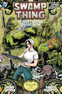 Book cover for Swamp Thing By Scott Snyder Deluxe Edition