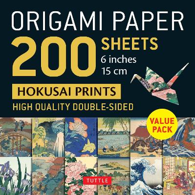 Cover of Origami Paper 200 Sheets Hokusai Prints 6 (15 CM)