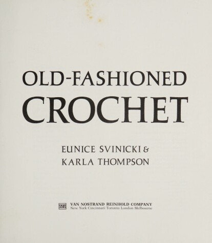 Book cover for Old-fashioned Crochet