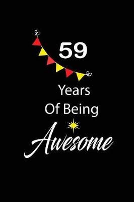 Book cover for 59 years of being awesome