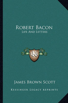 Book cover for Robert Bacon