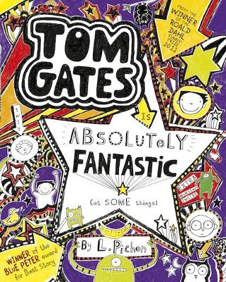 Book cover for Tom Gates is Absolutely Fantastic (at some things)