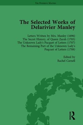 Book cover for The Selected Works of Delarivier Manley Vol 1