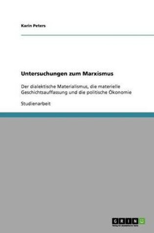 Cover of Untersuchungen zum Marxismus