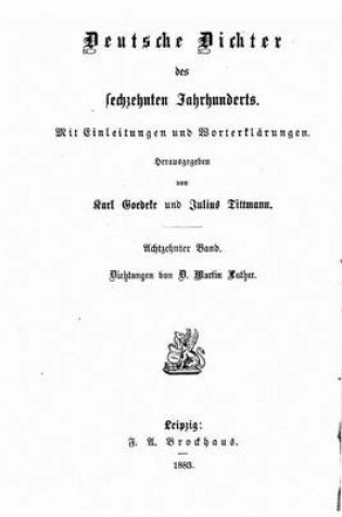 Cover of Dichtungen von D. Martin Luther