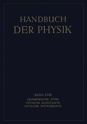 Cover of Geometrische Optik. Optische Konstante. Optische Instrumente