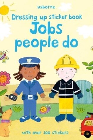 Cover of Dressing Up Sticker Book: Jobs People Do