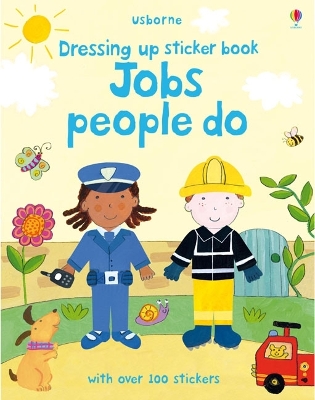 Book cover for Dressing Up Sticker Book: Jobs People Do