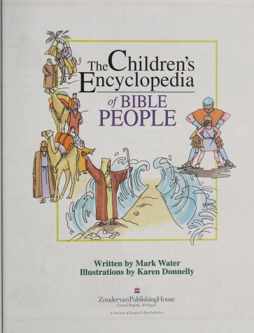 Book cover for The Childrens Encyclopedia of Bible People