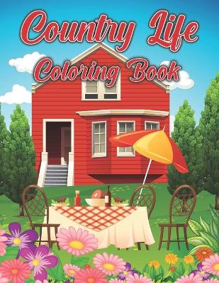Book cover for Country Life Coloring Book