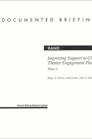 Cover of Improving Support to CINC Theater Engagement Plans