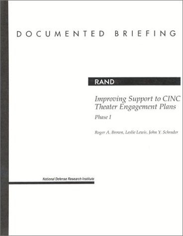 Book cover for Improving Support to CINC Theater Engagement Plans