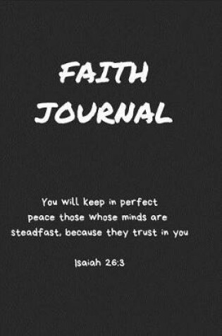 Cover of Faith Journal