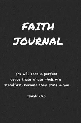 Book cover for Faith Journal