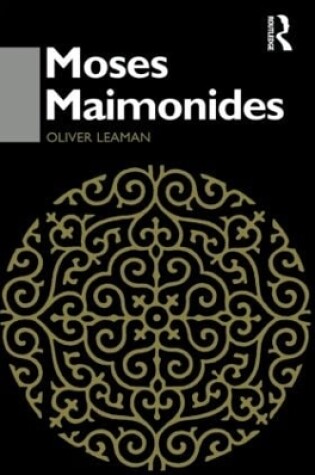 Cover of Moses Maimonides