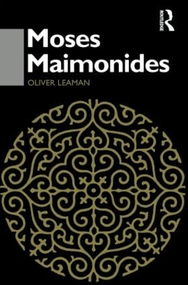 Book cover for Moses Maimonides