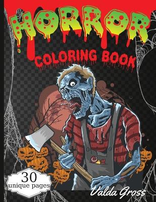 Book cover for Horror Coloring Book