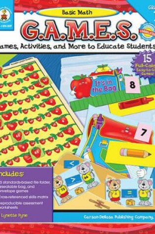 Cover of Basic Math G.A.M.E.S., Grade 1