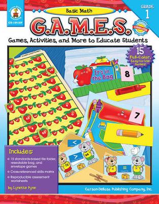 Cover of Basic Math G.A.M.E.S., Grade 1