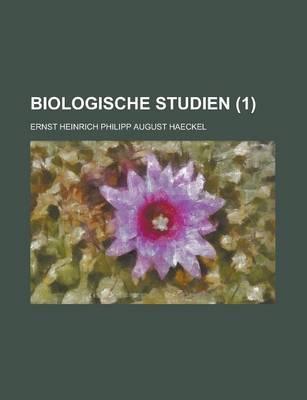 Book cover for Biologische Studien (1)
