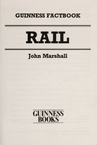 Book cover for Guinness Rail Factbook