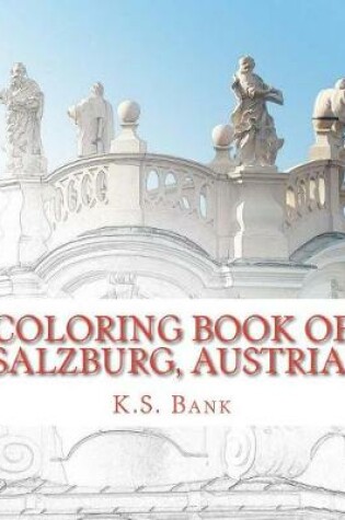 Cover of Coloring Book of Salzburg, Austria.