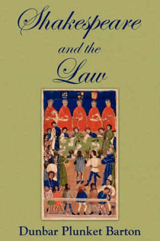 Cover of Shakespeare and the Law