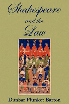 Book cover for Shakespeare and the Law