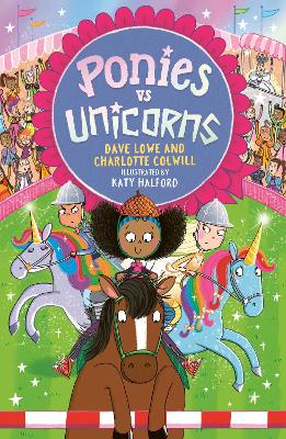 Book cover for Ponies vs Unicorns