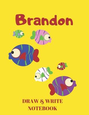 Book cover for Brandon Draw & Write Notebook