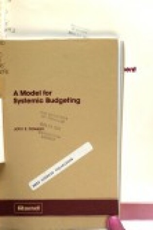 Cover of Model for Systemic Budgeting