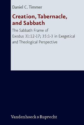 Book cover for Creation, Tabernacle, and Sabbath