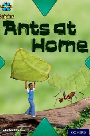Cover of Project X Origins: Lime Book Band, Oxford Level 11: Underground: Ants at Home