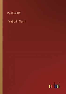 Book cover for Teatro in Versi