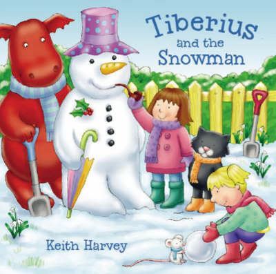 Book cover for Tiberius and the Snowman