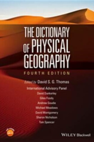 Cover of The Dictionary of Physical Geography