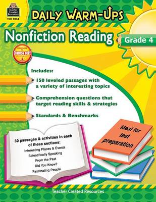 Cover of Nonfiction Reading Grd 4