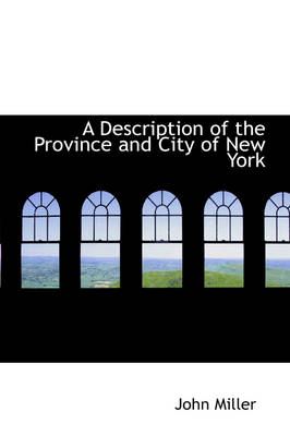 Book cover for A Description of the Province and City of New York