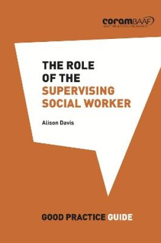 Cover of The Role of the Supervising Social Worker