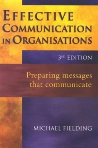 Cover of Effective Communication in Organisations