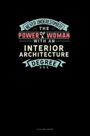 Cover of Never Underestimate The Power Of A Woman With An Interior Architecture Degree