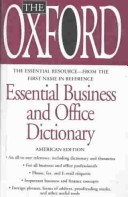 Book cover for The Oxford Essential Business and Office Dictionary